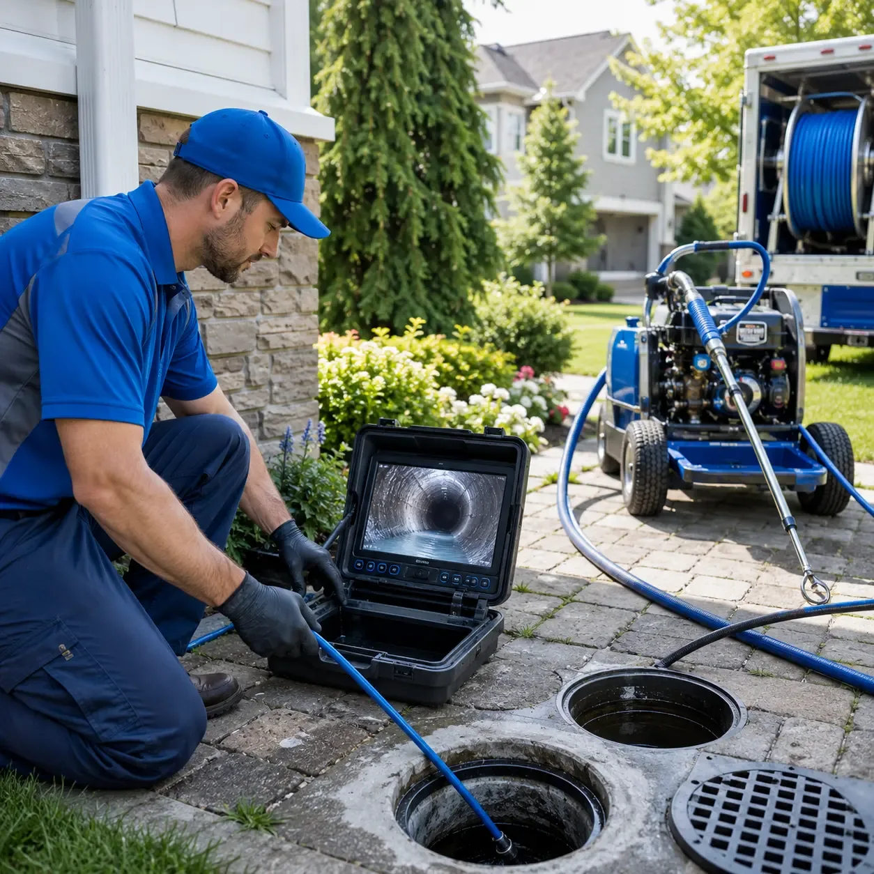 Outdoor drain cleaning professionals serving Nettie, WV