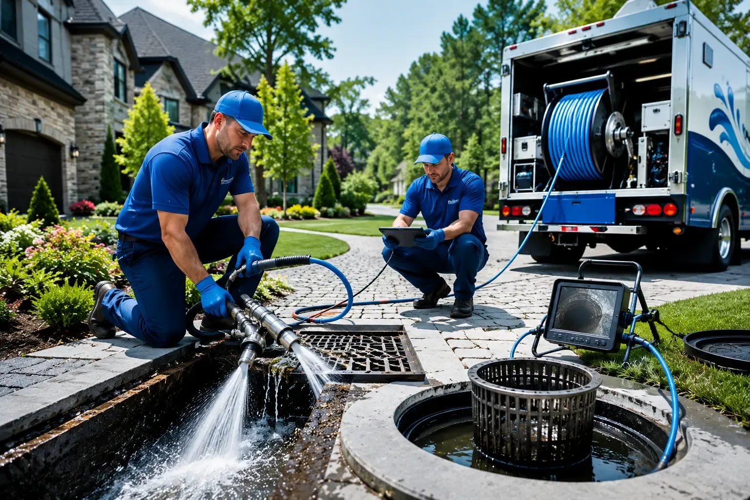 Local outdoor drain cleaning professionals in Nettie, WV